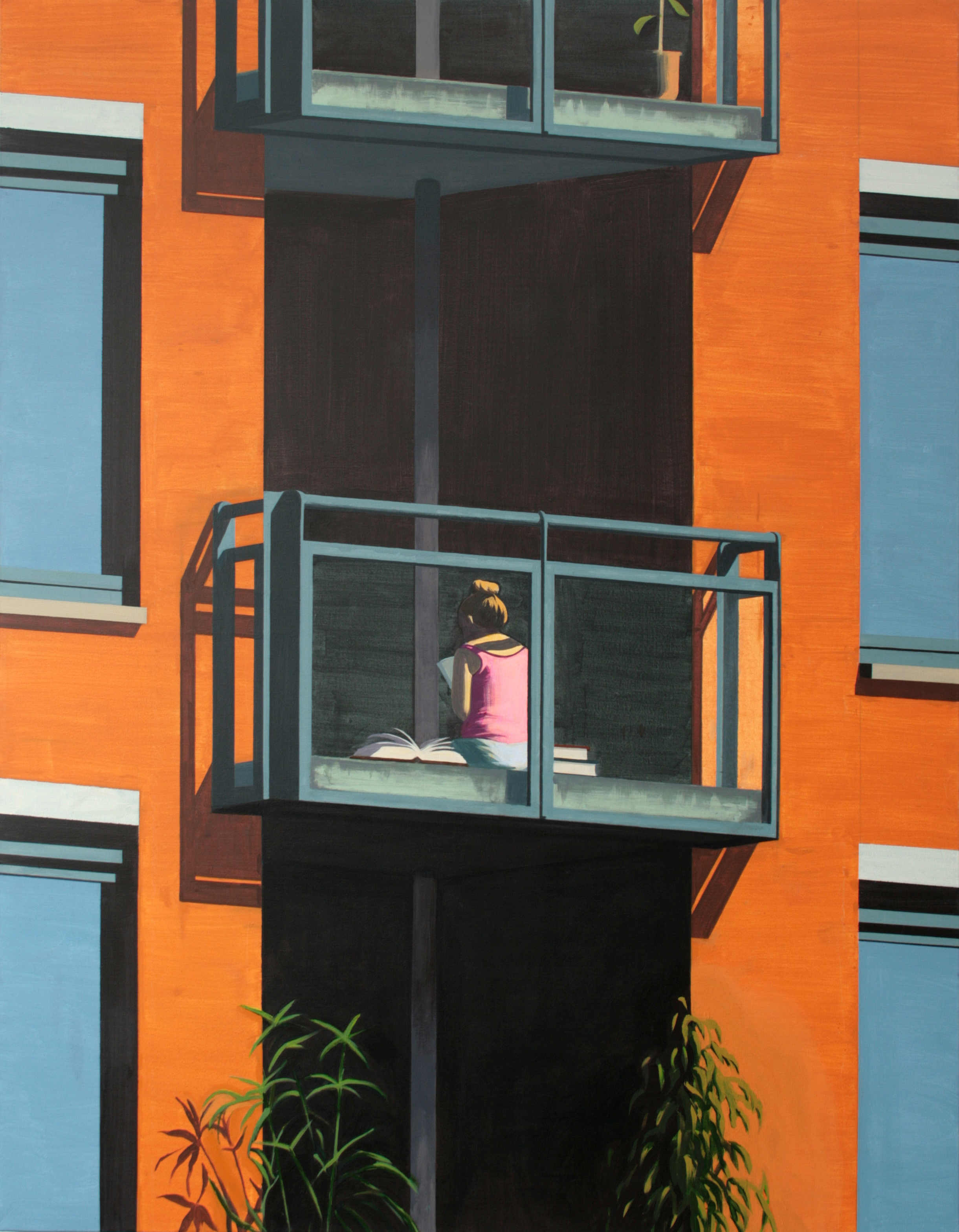 "The glass
                balcony" by Mattijs van den Bosch
