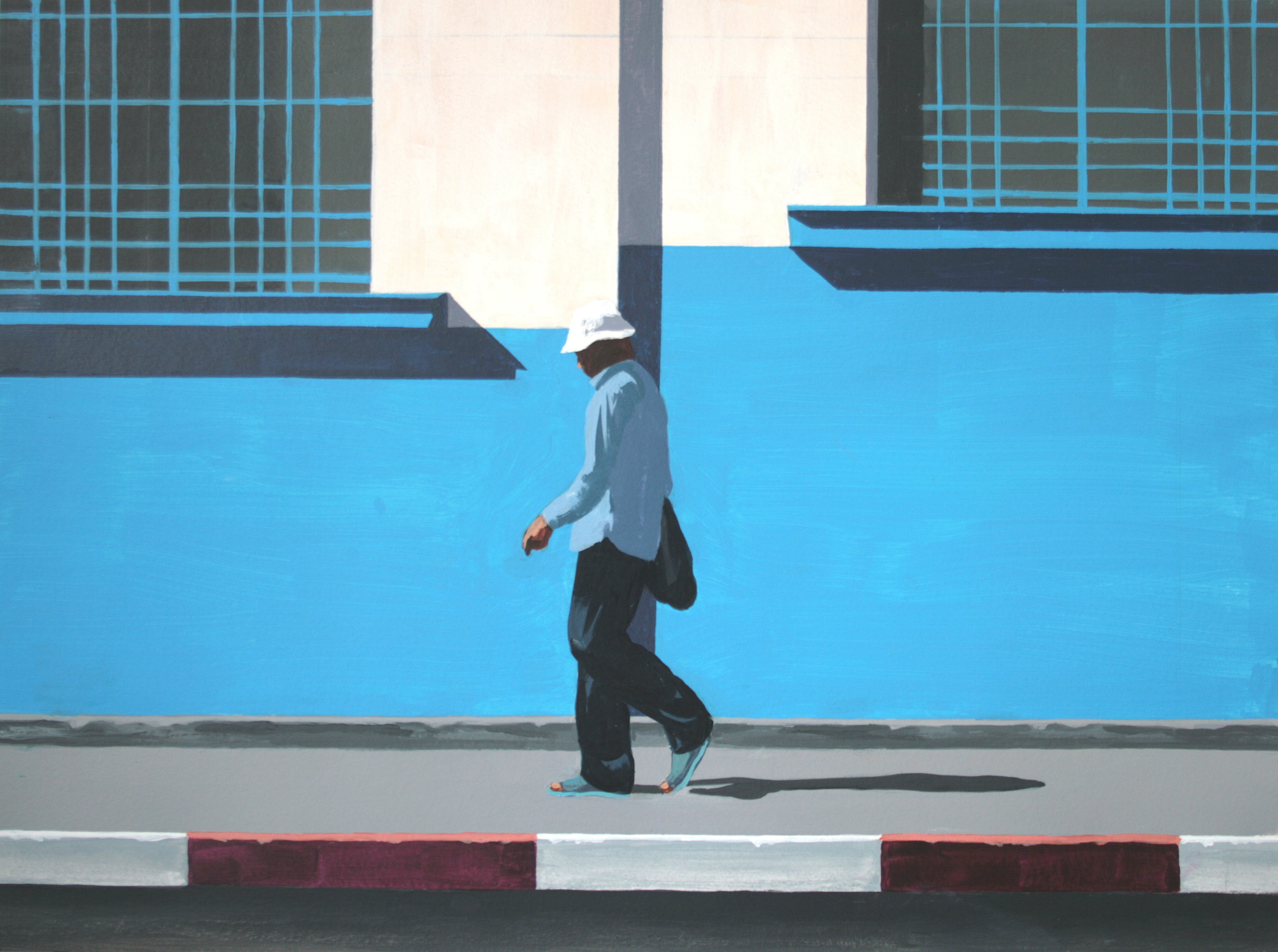 "Blue street scene"
              by Mattijs van den Bosch